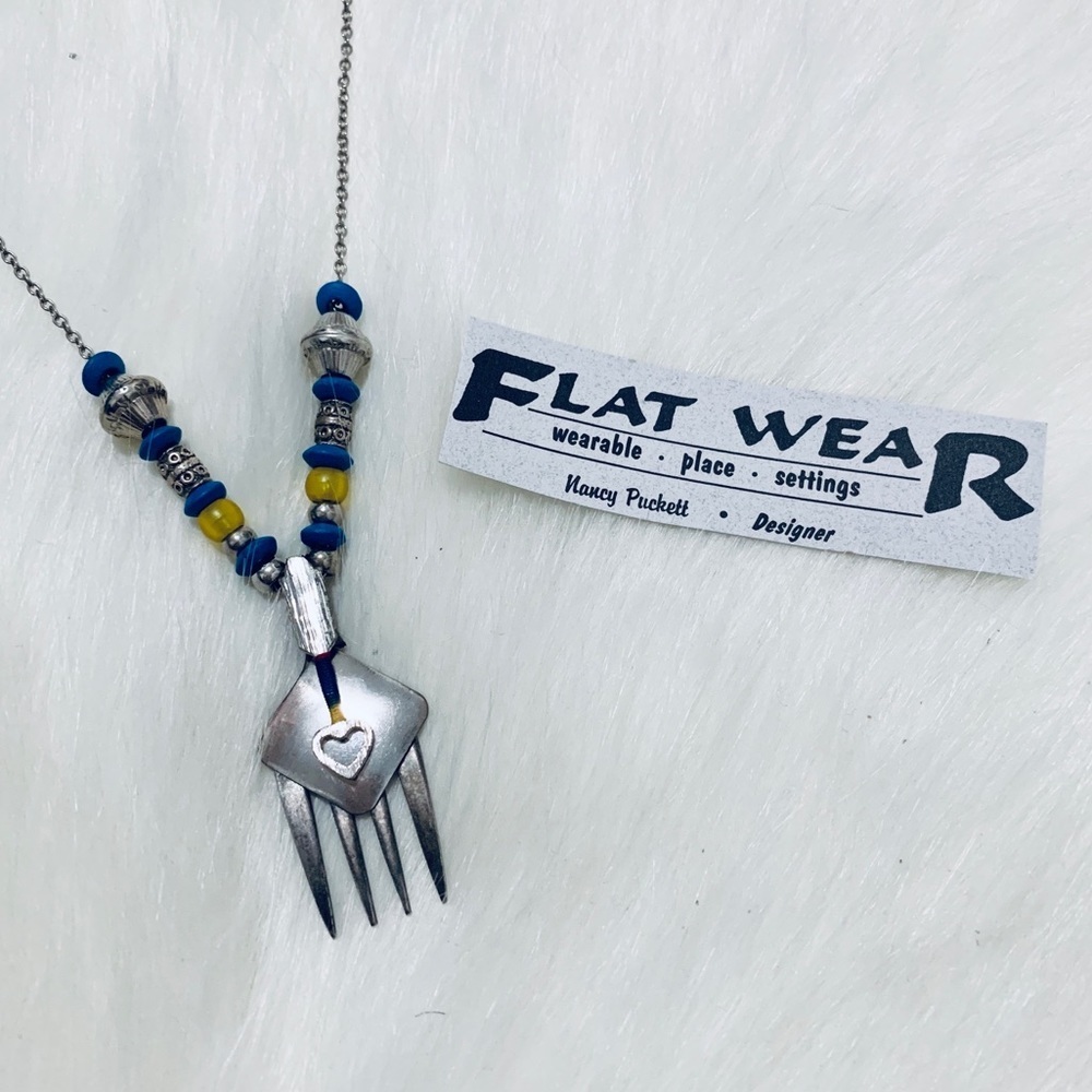 FLAT WEAR | by Nancy Puckett Silver Fork Pendant